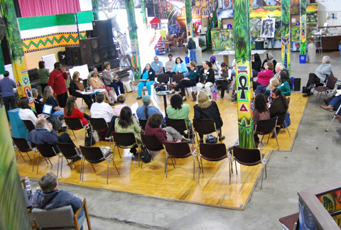ACTA’s community dialogue at the World Beat Center in San Diego,  facilitated by board member Chike Nwoffiah.