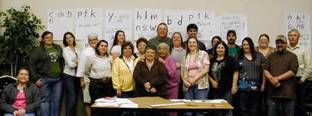 A meeting hosted by the Konkow Wailaki Maidu Indian Cultural Preservation Association on March 9, 2008.