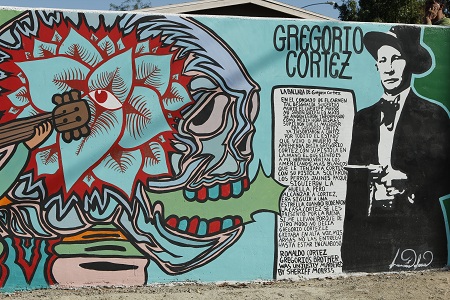 A portion of the Shady Lane mural, unveiled at the Coachella Synergy Festival on November 17, 2012.