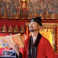 Master Ko at the Lotus Tao Temple. Photo by the Lao Tao Culture Association