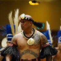 Tylon performing as a Ra'atira, the leader of the group, at an international competition.