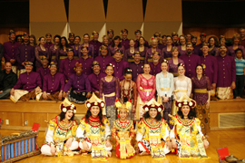 Group shot of Gamelan Sekar Jaya