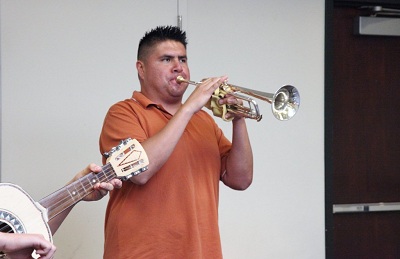 Master mariachi trumpeter Juan Diaz.