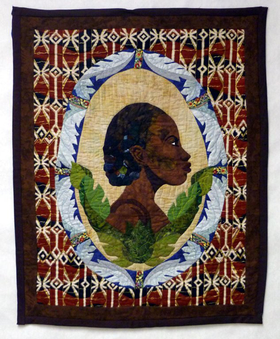 "Looking Forward" a quilt by African American Quilt Guild of Oakland member LaQuita Tummings