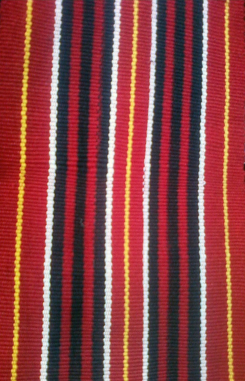 1st Belt: Close up of Kalinga Belt completed in Spring, 2012 by Holly Calica.