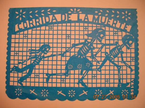 Papel picado by master artist Margaret Sosa (Photo courtesy of Avenue 50 Studio)