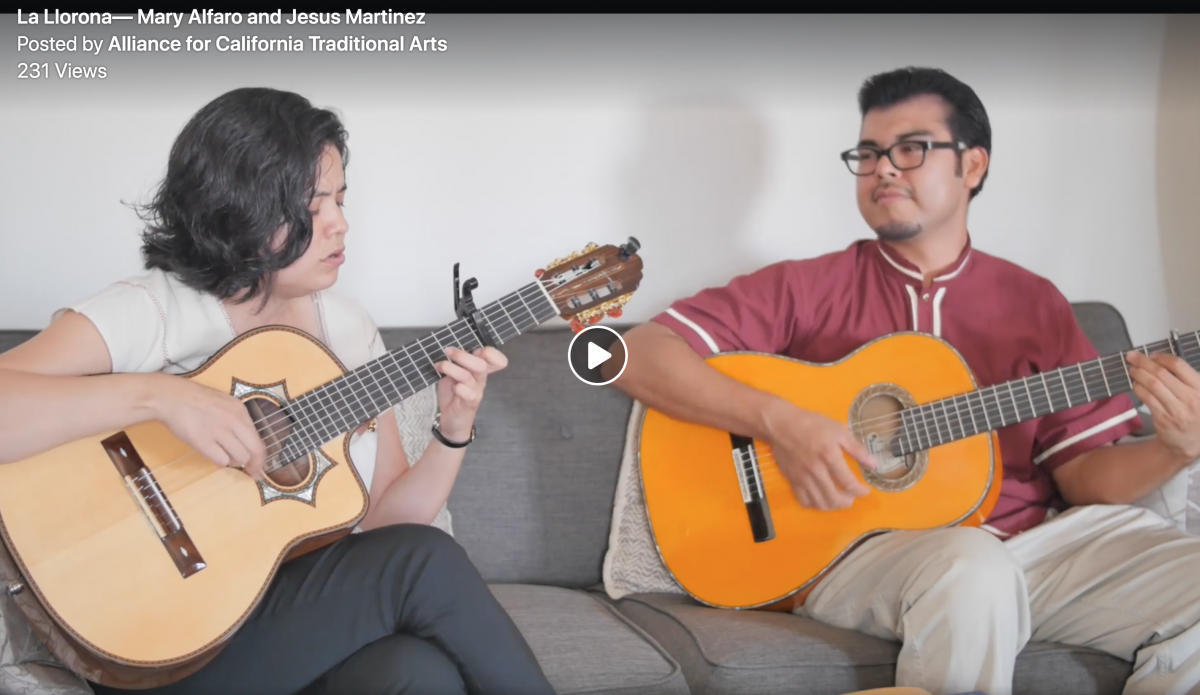 Click to watch Mary Alfaro and Jesús “Chuy” Martínez share their rendition of the folk song La Llorona (The Weeping Woman) on ACTA's Facebook page.